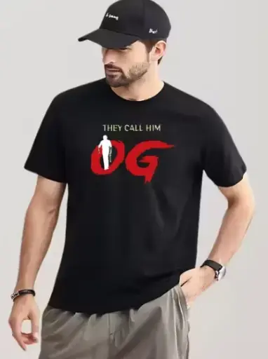 Black “They Call Him OG” Graphic T-Shirt
